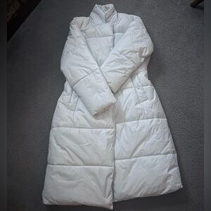 J. Crew Women's Snowy White Puffer Jacket